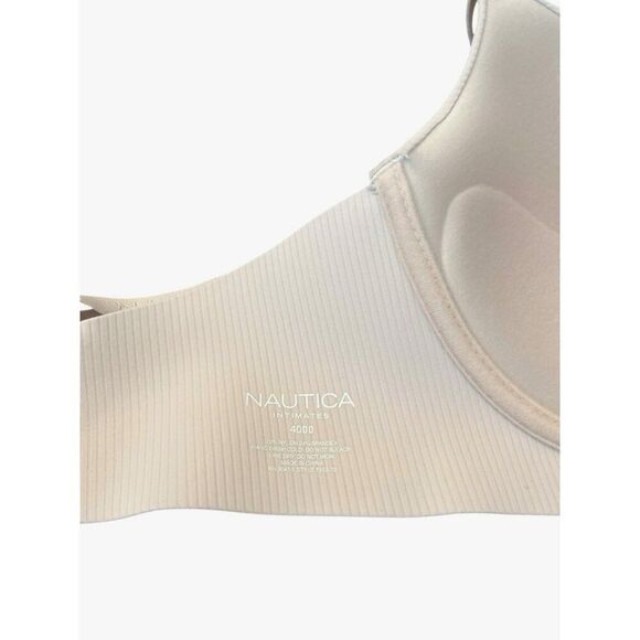 40DD Nautica Intimates Padded Full Coverage Comfort Straps Underwire T Shirt Bra - Picture 4 of 4